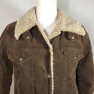 Levis Retro Corduroy Jacket Sherpa Lined L…